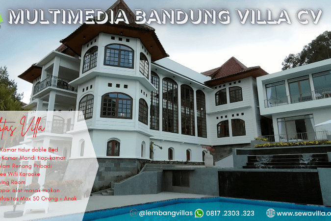 Villa Lembang Bandung Cocok untuk Acara Rombongan 50 Orang Villa star lembang